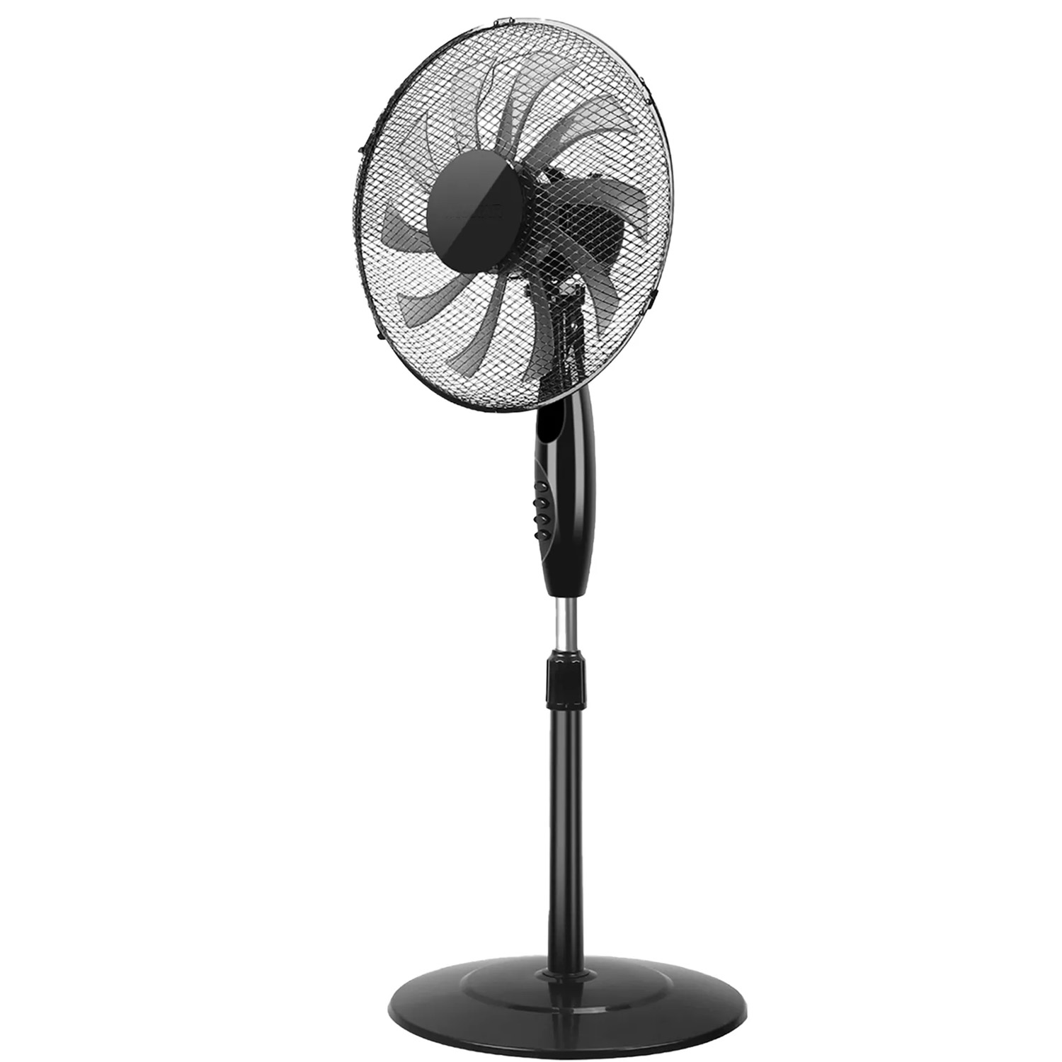 ventilador de pie mecánico de 10 aspas