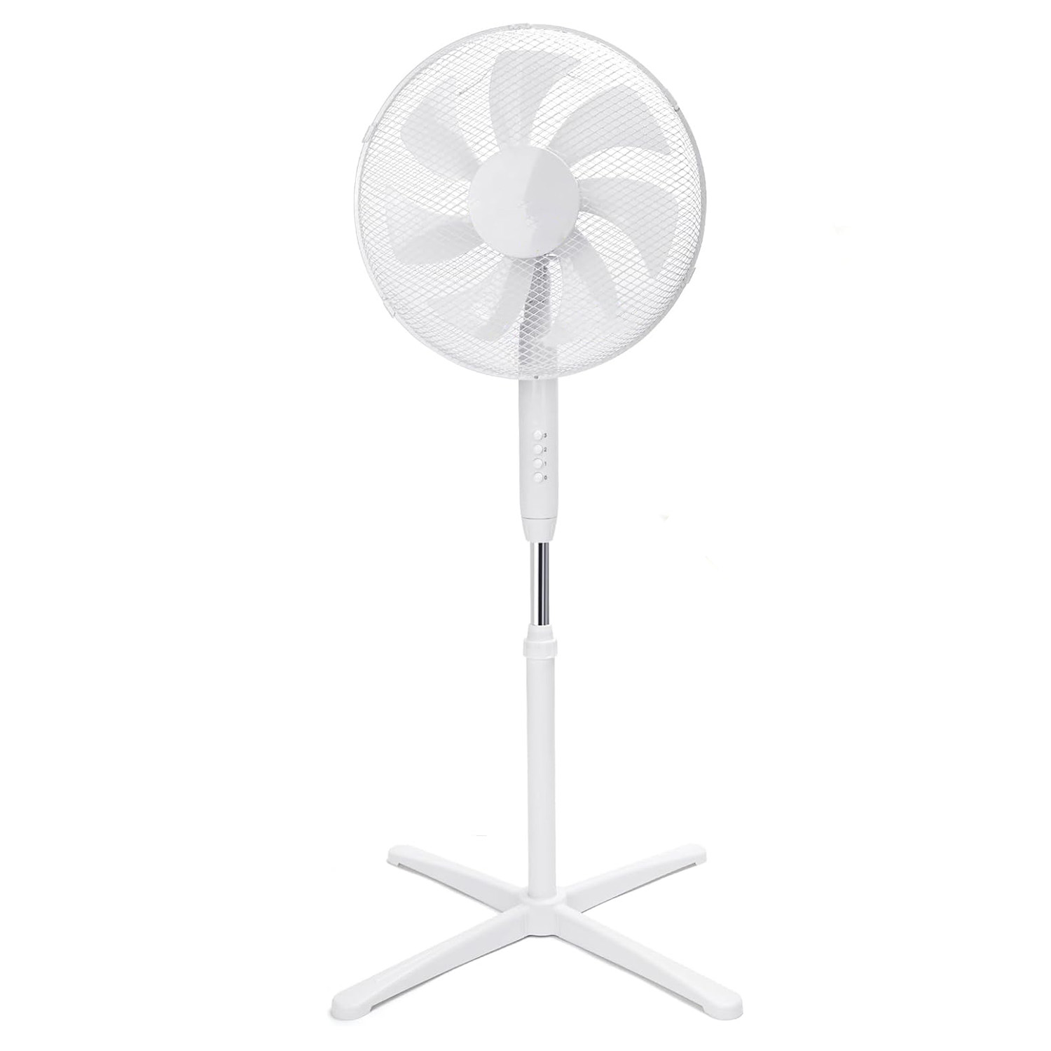 ventilador de pie mecánico de 7 aspas